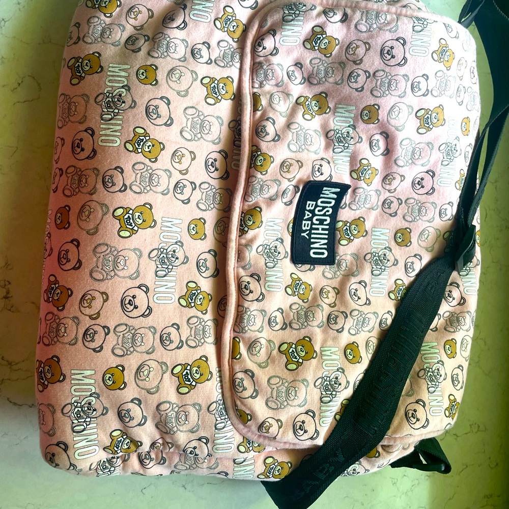 Moschino baby diaper bag